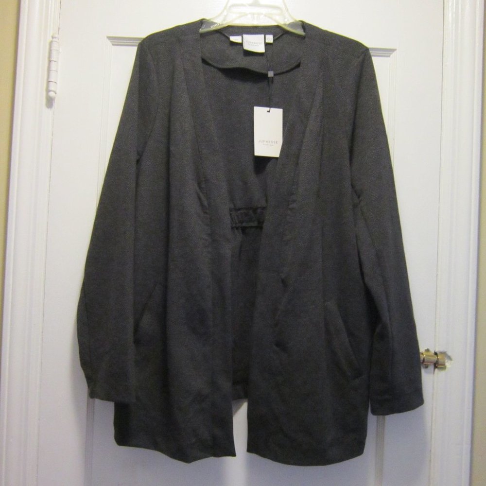 1X JUNAROSE Rachel Open Front Swingover Cardigan